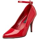 Pleaser Women's Vanity-431 Ankle Strap Pump