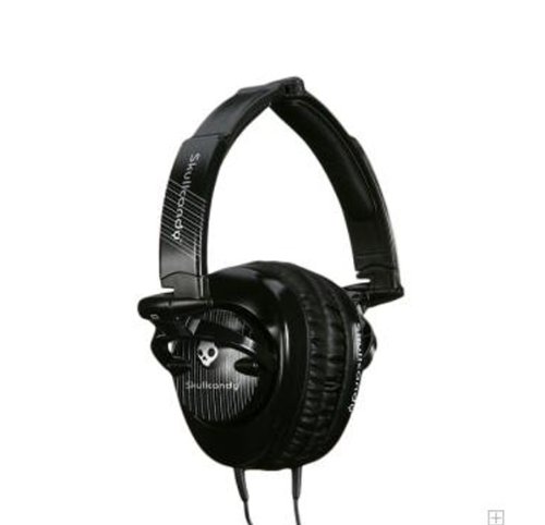 Childrens Toyshop  Electronics : Skullcandy SKULLCRUSHERS-BK SkullCandy Headphones in Black-Pinstripe with Mini-subwoofers in each ear