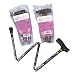 Essential Medical Supply Spring Garden Collection Folding Wood Derby Handle Cane, Lilac