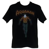  : Aquaman Standing Pose Mens Slim Fit T-Shirt (Vintage Look)