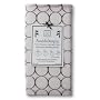 SwaddleDesigns Lightweight Marquisette Swaddling Blanket - Pastel Pink with Brown Mod Circles