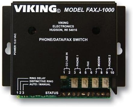 Consumer Electronic Products Viking Electronics VK-FAXJ-1000 FaxJack Phone/Fax Switch Supply Store