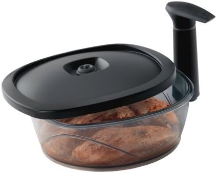 Vacu Vin 2977450 2-1/2-Quart Instant Marinating Container, Set of 2