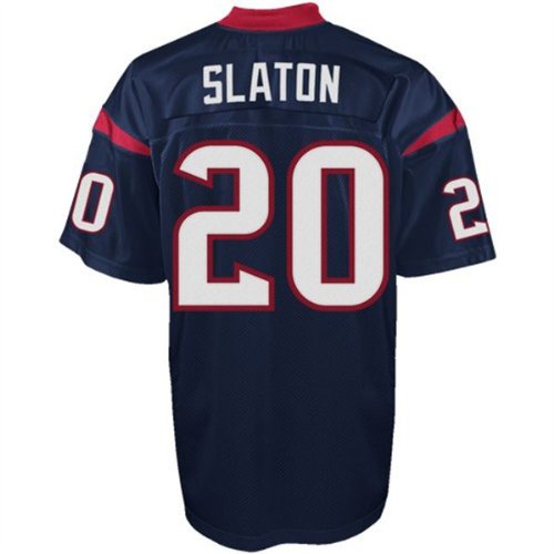 NFL Jerseys Houston Texans 20# Slaton Blue Authentic Football Jersey Size 48-56 (Please Select the Size When You Order, Can Do Drop Shipping)