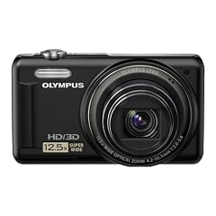 Olympus VR-330 Digitalkamera (14 Megapixel, 12-fach opt. Zoom, 7,6 cm (3 Zoll) Display, bildstabilisiert) schwarz