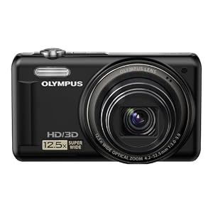     Olympus VR 330 Digitalkamera  14 Megapixel, 12 fach opt. Zoom, 7,6 cm  3 Zoll  Display, bildstabilisiert  schwarz   