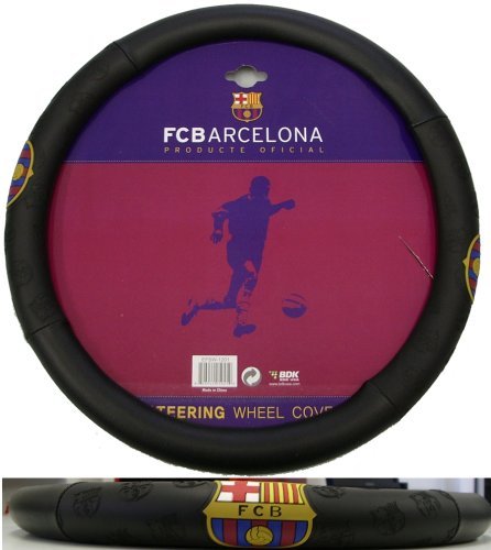 Best Price Barcelona FC Football Soccer Club Steering Wheel Cover Car Truck SUV