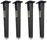 伊藤製作所 テーブル角脚青葉 300ミリ 4本入り 10-32