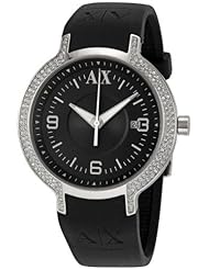 Armani Exchange Black Out Diamond Ladies Watch 5060