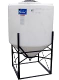 240 Gallon Full Drain Cone Bottom Inductor Tank with Steel Stand