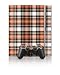 Copper Plaid Design PS3 Playstation 3 Body Protector Skin Decal Sticker