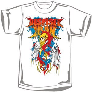 Despised Icon Skeletal Bird Wrapped Around Eyeball T-Shirt