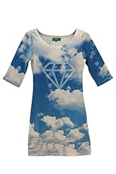 Spring General Print Elbow Length Sleeves Cotton Club Dress/Party Dress 