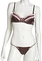 Rampage Women's Rufles And Dot Underwire Bra Set