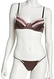Rampage Women's Rufles And Dot Underwire Bra Set
