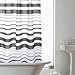 Read Hookless Shower Curtain in Charcoal Stripe Details Hookless Shower Curtain in Charcoal Stripe