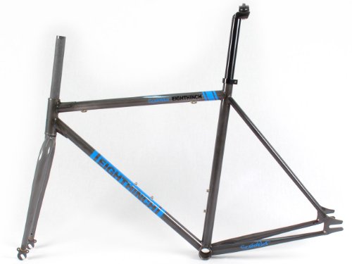 EIGHTHINCH SCRAMBLER TRACK FIXED GEAR FRAME 55CM RAW FIXIE FRAMESET