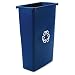 Recycling Wastebasket, 23 Gallon, 11"x20"x30", Blue, Sold as 1 each Reviews