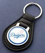 Los Angeles Dodgers Leather Keychain