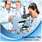 Medical Biology Laboratory PowerPoint Template - Medical Biology Laboratory PPT Templates