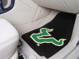 South Florida Bulls universal fit Carpet 2 Pc Car Floor Mat (Rug)
