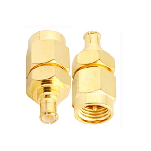 1X RF Adapter SMA male to MCX male straight