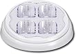 Four-Controller Charge Station for Nintendo Wii with 4 Rechargeable Batteries