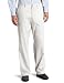Dockers Mens Soft Classic Fit Flat Front Pant, White Cap, 36x32