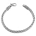 Fascinating 925 Sterling Silver Round Wheat Bracelet 9 Inch