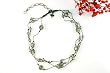 Jackie, Swarovski Crystal Multi-strand Necklace, 17" - Black Diamond