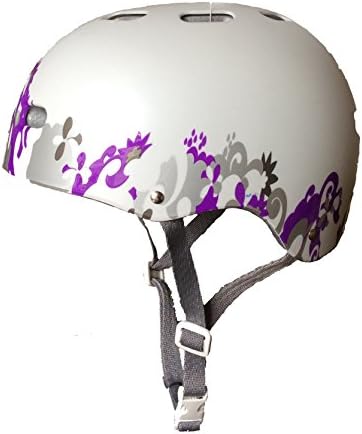 Bell Child Bike Candy Smooth Operation Helmet, White -Purple 8+