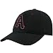 Zephyr Arkansas Razorbacks Black Fadeout Fitted Hat