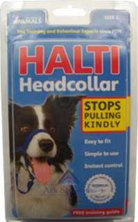 Halti Dog Training Head Collar Black Padded Size 2