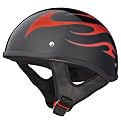 Fuel Smoothie Half Helmet - Flame Graphic