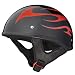 Fuel Smoothie Half Helmet - Flame Graphic