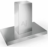 Review Futuro Futuro  / Futuro Futuro I36PLAN Stainless Steel Plane Island Mount Range Hood with 940 CFM Internal Blower, 4 Speed Electronic Controls, 4 Halogen Lights and 3 Dishwasher Safe Filters: 36 Inch Width