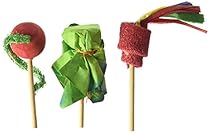 Super Pet Large Polly Pops Foot Toys, 3-Pack
