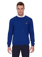 La Española Jersey Cuello Caja (Azul)