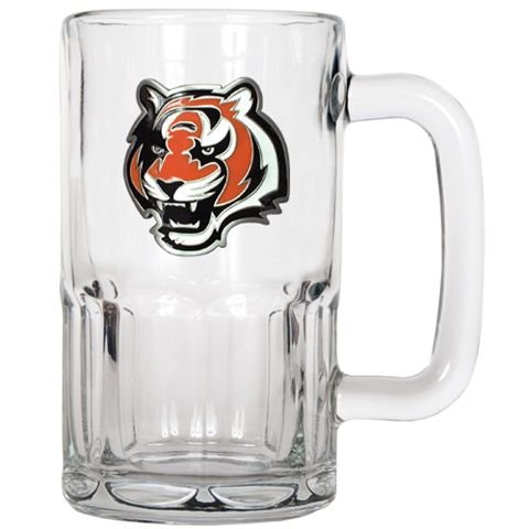 Cincinnati Bengals Large Glass Beer Mug