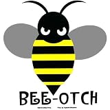 Evilkid - Bee-Otch - Large Sticker / Decal