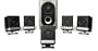 Altec Lansing 251 5.1 Computer Speakers (6-Speaker, Black & Silver)
