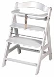 Hauck - Alpha wooden highchair in White