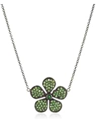 Colette Steckel "Galaxia" 18k Gold Medium Green Colette Flower Necklace