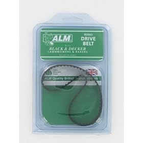 Belt: Lawn Mower: Black & Decker Cylinder lawnmower and lawnraker belt Alm: C35, D615, D684, D686, D715, LR100, LR101, MAC35, GB200, GB201, GB300, GD310,