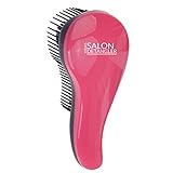 Amazing Hair Dressers Salon Quality Detangling / Detangler / Hairdos Styling Glide Through Anti Tangles Brush In Rose And Black Colours By VAGA