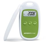 Sportline 304 ShrinQ 2.0 Pocket Pedometer (Green)