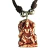 Kali, Hindu Deity Pendant with Adjustable Slip Knot Necklace