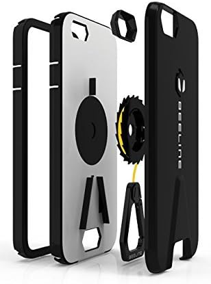 Beeline Cell Phone Protective iPhone 6+/6S+ Case w/ 30" Retractable Carabiner (Electric)