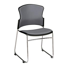 Stackable Chair Fixed Height. Package of 4 by OFM INC.