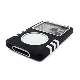 Proporta Soft Feel Silicone Case (Apple 2G iPod Classic 80/120GB) - White & Black